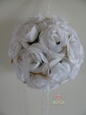 Bloemenbal Pomander RoseBall 21 Wit