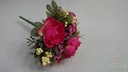 Bruidsmeisjesboeket Ranonkel Zijden frost Fuchsia 