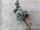 Corsage Roos CPR 902 GrijsBlauw cream Maatwerk