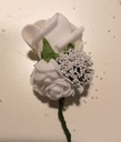 Corsage Roos Wit CPR182 -B Maatwerk