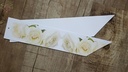 Rouwkaart 460*90mm voor rouwstuk Witte Rozen BLANCO Rouwkaart