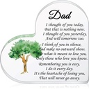 Hart van Epoxy met Levensboom DAD 10*1 cm Persoonlijk aandenken