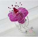 Corsage Pols Arm Been Eye Candy Pearl White 