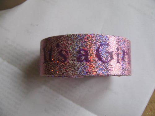 Vaas Snap Wrap It’s a Girl per stuk vaasdecoratie