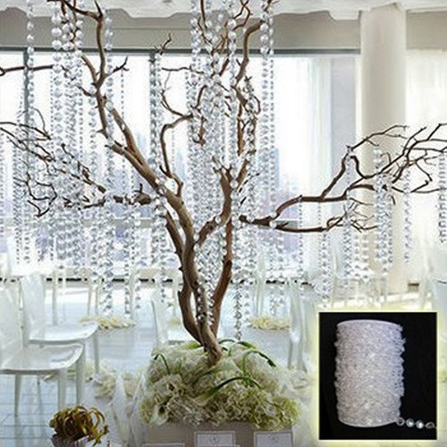 Diamant streng Flowerball Tafeldecoratie ca. 10 m