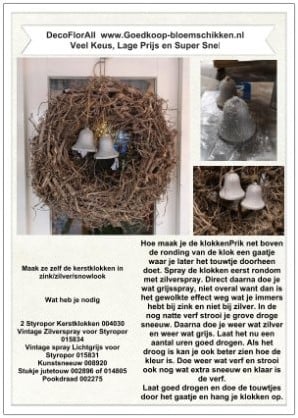 DIY Werkbeschrijving Kerstklokken in Zinklook 