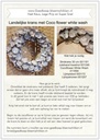 DIY Werkbeschrijving Krans coco flower 
