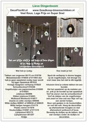 DIY Werkbeschrijving Lieve dingenboom 