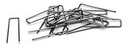 Strokransnaalden kleine krammen 8×25 mm ca. 100 st kleinverpakking