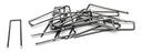 Strokransnaalden kleine krammen 8×25 mm ca. 100 st kleinverpakking