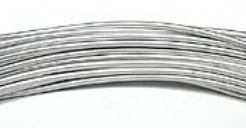 Aluminiumdraad Aluminiumkleur 2 mm 2,5–3 meter kleinverpakking