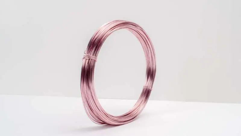Aluminiumdraad 0201 Rose 1 mm rol 60 meter