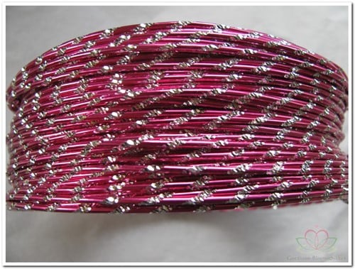 Oasis Aluminiumdraad Diamond Sensation 40-10101 Strong Pink