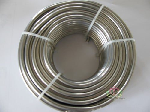 Aluminiumdraad Dik 5 mm rol 500 gram Zilver