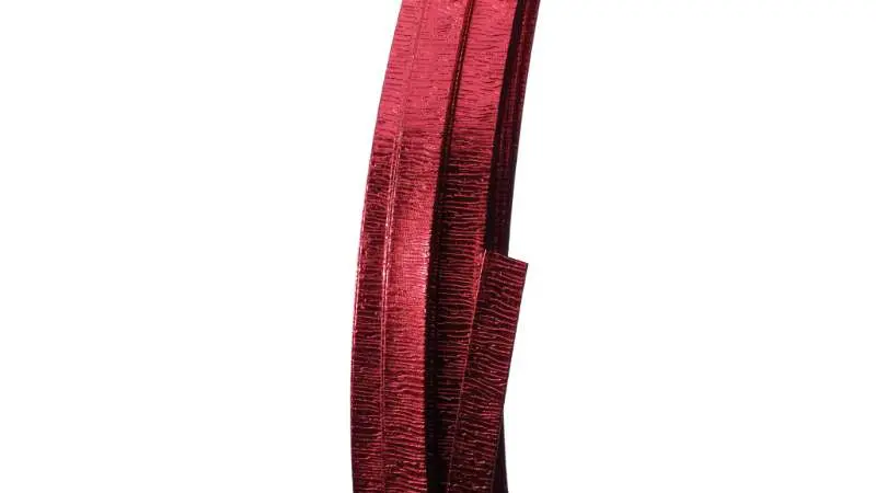 Aluminiumdraad Embossed Breed Plat Rood 30mm