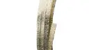 Aluminiumdraad Embossed Breed Plat Champagne 30mm