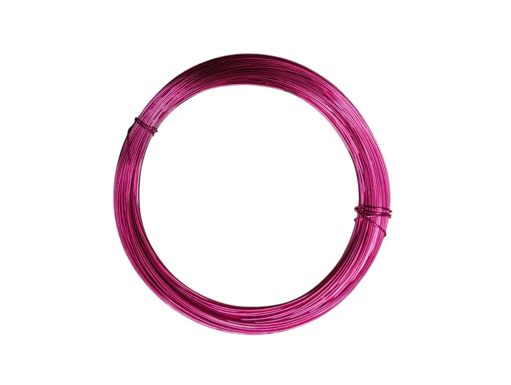 Aluminiumdraad 131 Pink 1 mm rol 60 meter