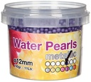Waterparels Gelparels Metallic Paars 12 mm ca. 100 gram