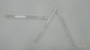 Reageerbuisjes test tube glas 2 gaatjes 15 cm Ø1.5 cm set 12 stuks