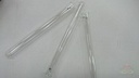 Reageerbuisjes test tube glas 2 gaatjes 20 cm Ø2 cm set 12 stuks