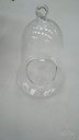 Glas Bel Waxinelichtje of Bloemen 18 cm hoog Doos 6 stuks