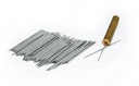 Kaarsenhouder naald met houder 5 cm doos 100 stuks