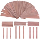 Navulling houten lonten 12.5 mm x 150 mm 50 stuks