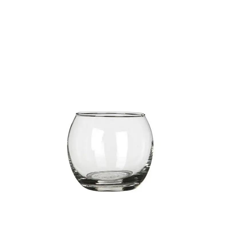 Glas Bal Pot Waxine h.7 cm d.8 cm per stuk