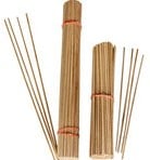 Tonkin bamboe stokjes naturel Ø8 mm 50 cm bundel 50 stuks