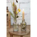 Glas Vaas Fles Riga voor Schelpen Kaarsen of Olielamp 12×7 cm