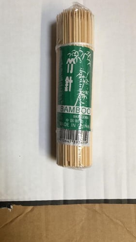 Tonkin bamboe stokjes kort naturel Ø3 mm 15 cm bundel 100 stuks