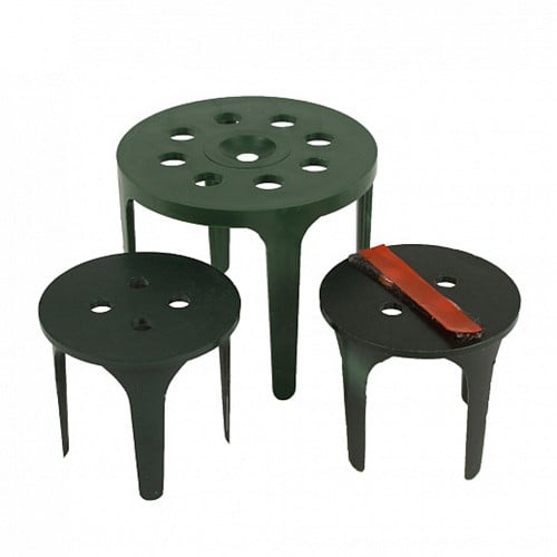 Steekschuim prikkers pinholder stekers zelfklevend Oasis® pinholder 30 mm 10 stuks