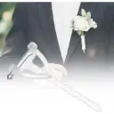 Pinclip transparant voor herencorsage per 40 stuks