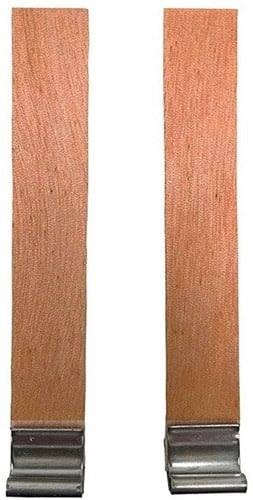Wood wick candle pit 8 mm x 90 mm 10 stuks