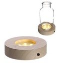Ledbodem hout voor vaas 14 cm