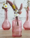 Gekleurd Glazen Flesje Porto Soft Roze Ø7,5 cm H14,5 cm per stuk