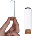 Mini dome Ø2 cm h.7 cm 12 stuks set stolpje met kurk