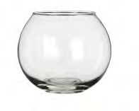 Glas Bal Pot Waxine h.10 cm d.12 cm per stuk