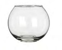 Glas Bal Pot Waxine h.10 cm d.12 cm per stuk