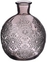 Gekleurd Glazen Flesje Bologna Vaasje Kandelaar Soft Grey Ø9,5 cm H12 cm per stuk