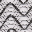 Deco-lux Wave Mesh Zwart