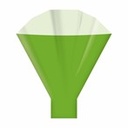 Bloemenhoezen Translucent Flowersleeve Lime 50 x 44 x 12 cm pak 50 stuks
