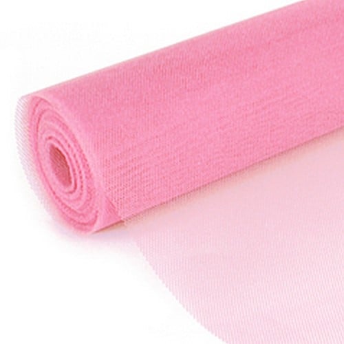 Decomesh Roze 50 cm 25 meter voor kransen en inpakken