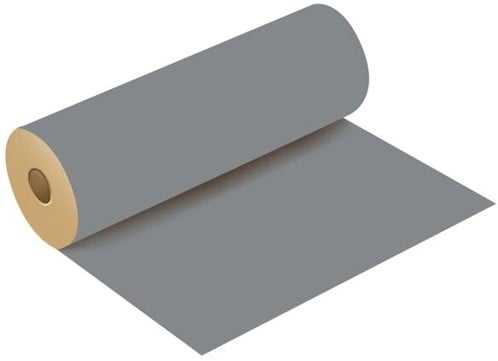 Bloemenpapier cadeaupapierkraftpapier Licht Zilver rol 50 cm x 3 kg