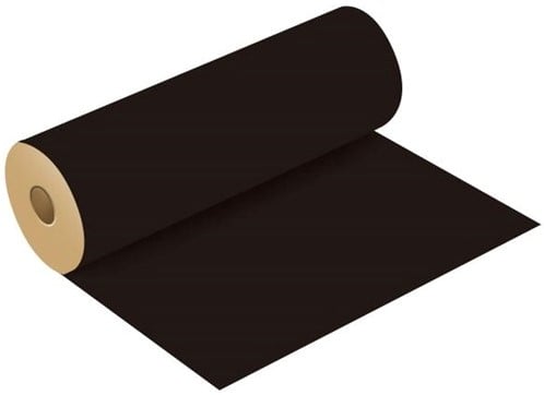 Bloemenpapier cadeaupapierkraftpapier Black Zwart rol 50 cm x 3 kg