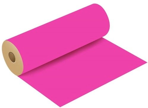 Bloemenpapier cadeaupapierkraftpapier Hot Pink rol 50 cm x 3 kg