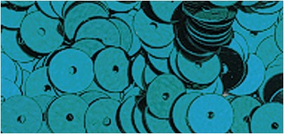 Pailletten glad lovertjes Jade 6 mm zakje 1000 stuks