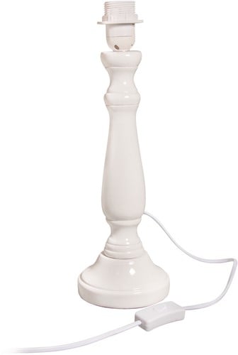 Keramieke lampenvoet Stockholm met kabel en schakelaar 39 cm