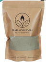Kaarsenzand Pearl Sand Light Groen inclusief 4 lonten 400 g