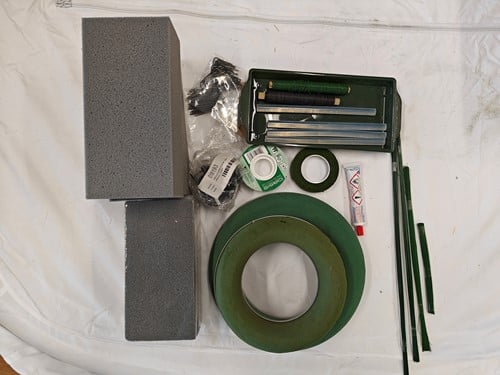 Kerstpakket startpakket hobby en bloemschikken basis 45